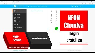 NFON Cloudya Login erstellen [upl. by Michell]