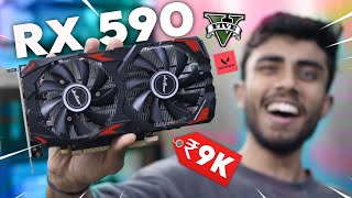 Cheapest 8GB Graphic Card For Extreme 1080P Gaming 🤩 AMD RX 590 GPU⚡️ Normal PC into Gaming PC [upl. by Ninel948]