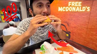 How to eat free McDonald’s 🍔😱 [upl. by Ly]