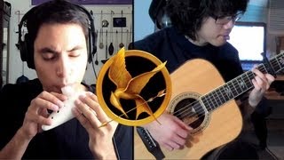 Hunger Games  Safe and Sound  OcarinaGuitar Cover [upl. by Suisyola667]