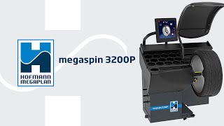 Hofmann Megaplan  megaspin 3200P  wheel balancer [upl. by Aiuqcaj679]