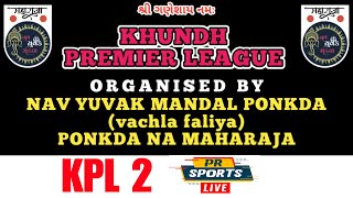 DAY 1  KHUNDH PREMIER LEAGUE  KPL 2 [upl. by Grogan]