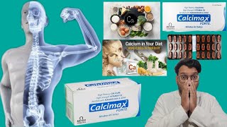 CALCIMAX FORTE TABLET  calcium vitamin magnesium zinc full of energy [upl. by Rustie]