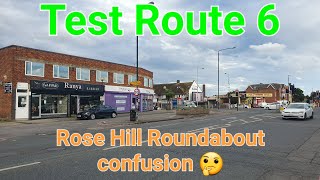 Morden test route no 6 Rosehill roundabout 4th exit tips [upl. by Thurmond188]