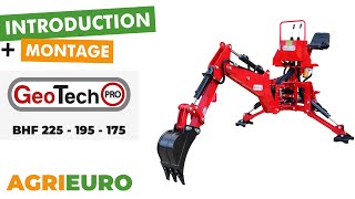 Presentation and assembly of the GeoTechPro BHF 225  195  175  Backhoe for stationary tractor [upl. by Elberta]