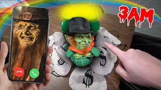 CALLING LEPRECHAUN ON FACETIME AT 3 AM ON ST PATRICKS DAY HES CRAZY [upl. by Nnahgem727]