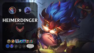 Heimerdinger Jungle vs BelVeth  EUW Grandmaster Patch 145 [upl. by Oderfla398]