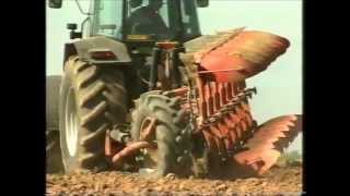 MF 8160 Ploughing  Datatronic 2 and Dual Control English [upl. by Iy790]