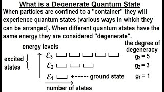 Physics 325 Statistical Thermodynamics 35 of 39 What is a Degenerate Quantum State [upl. by Margarita]