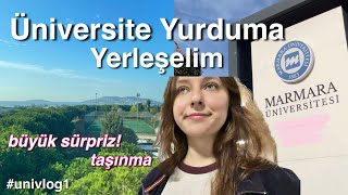 Benimle Üniversite Yurduma Yerleşin  Marmara Yurt  VLOG 🦕  univlog1 [upl. by Aihsened]