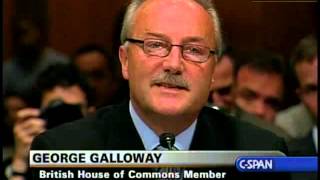 George Galloway Senate Testimony FULL [upl. by Ajiam]