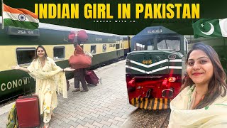 Indian girl in Pakistan 🇵🇰 Pakistani Railway 🚃 Wagah Border to Panja Sahib via Lahore  Day 1 [upl. by Accebber447]