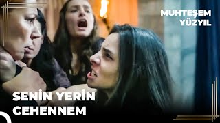 Hürrem vs Mahidevran 84  Mahidevran Hürremin Boğazına Yapıştı  Muhteşem Yüzyıl [upl. by Brewer]