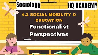 3 Social Mobility Education  Functionalist perspective  Cambridge A LevelSociology 9699 [upl. by Atik]