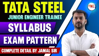 Tata Steel Jet Syllabus 2024  Steel Junior Engineer Trainee Exam Pattern  by Jamal Sir [upl. by Noira]