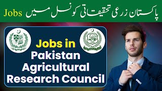 Jobs in Pakistan Agriculture Research Council  PARC Jobs [upl. by Olegnaid]