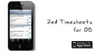 Zed Timesheets for QB v20 [upl. by Nlocnil571]