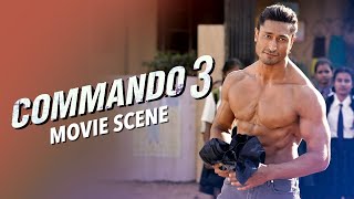 Explosive Action In London  Commando 3  Movie Scene  Vidyut Jammwal Adah Sharma Angira Dhar [upl. by Yetac217]