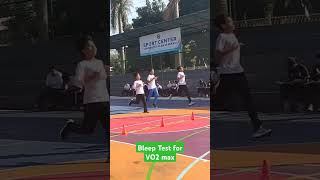 BLEEP TEST vo2max shorts physicalfitness training sports [upl. by Alena161]