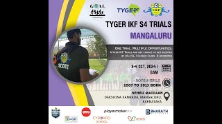 DAY 2 TYGER INDIA KHELO Football Season 4 Mangalore Trials in association with GOAL INDIA ACADEMY [upl. by Oigaib]