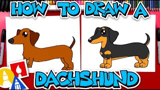 How To Draw A Dachshund [upl. by Salvador]