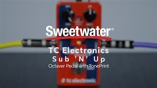 TC Electronic Sub N Up Octave Pedal Demo by Sweetwater [upl. by Ayamahs475]