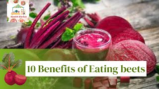 Top 10 benefits of eating beets [upl. by Bej897]