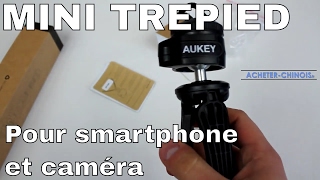 MINI TRÉPIED AUKEY  AMAZON  UNBOXING amp TEST [upl. by Ramonda]