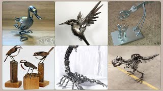 welding art projects ideas  diy scrap metal welding project [upl. by Ela]