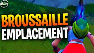 AMENER BROUSSAILLE A LARBRE DE RÉALITÉ FORTNITE EMPLACEMENT BROUISSAILLE FORTNITE GUIDE DÉFI [upl. by Raamal838]