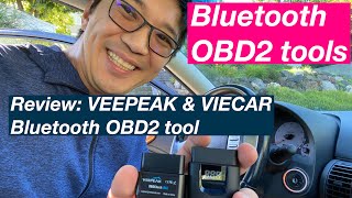 Mintrix Review Bluetooth OBD2 review Veepeak and VIECAR [upl. by Joiner]