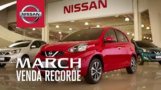 Nissan New March  Venda Recorde [upl. by Shatzer381]