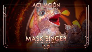 El Unicornio canta El anillo de Jennifer López  Mask Singer Adivina quién canta [upl. by Pember]