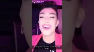 James Charles singing Taste by Tyga [upl. by Esenaj]