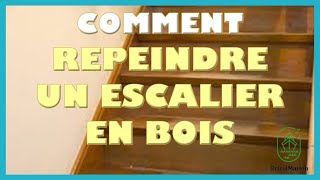 Comment repeindre un escalier en bois [upl. by Adlesirg]