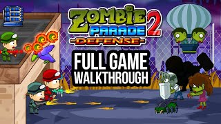 Zombie Parade Defense 2 Game Walkthrough  TWO PLAYER TOWER DEFENSE [upl. by Azarcon]