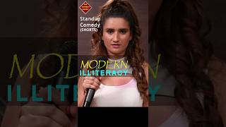 Modern Illiteracy standupcomedy standupgirl hindistandupcomedy femalecomedian lovecomedy short [upl. by Rosalee]