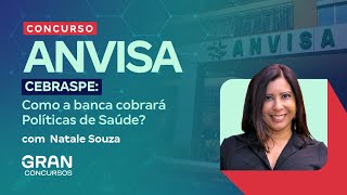 Concurso ANVISA  CEBRASPE Como a banca cobrará Políticas de Saúde [upl. by Arlena]