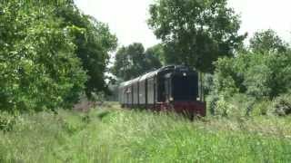 V36 412 Harsewinkel  Bad Laer auf der Teutoburger Waldeisenbahn TWE 16062013 [upl. by Nwahsyt]