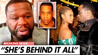 50 Cent EXP0SES Beyonce As Diddys Fr3ak0ff Handler  Jay Z Is Innocent [upl. by Maxa]