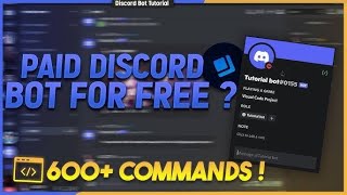 How to Make a Discord Bot without Coding 247 Online  Discord Bot With 600 Commands [upl. by Oicnaneb]