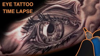 Eye Tattoo  Time lapse [upl. by Neehsuan]