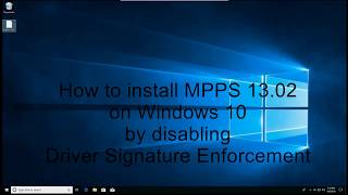 How to install MPPS 1302 on Windows 10 [upl. by Chilton714]