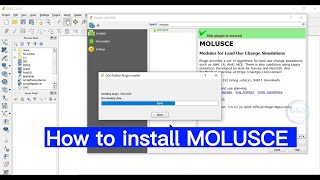 How to install MOLUSCE plugin in QGIS [upl. by Nerrawed]