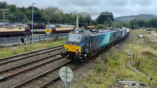 Direct Rail Services Freight Move 6800668033 6K73 Carnforth 03092024 [upl. by Aseram161]