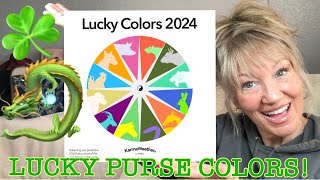 🍀2024 LUCKY👜PURSE COLOR BY ZODIAC 🐉 [upl. by Ellehsor541]