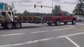 Driving in Surrey British Columbia BC Canada  Fraser Highway  Route to Langley [upl. by Ahcsrop]