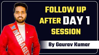 Follow Up After Day 1 Session  Forever Living Products  Gaurav Kumar [upl. by Jenda]