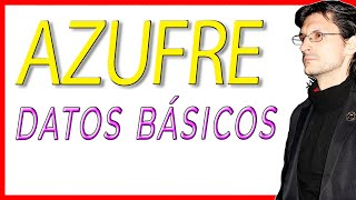 Qué nutriente es el Azúfre y qué beneficios tiene en el cuerpo [upl. by Kulseth]