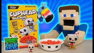 CUPHEAD amp Mugman FUNKO CEREAL UNBOXING Exclusive Mini Pop Figure Froot Loops Toucan Sam [upl. by Oiralednac516]